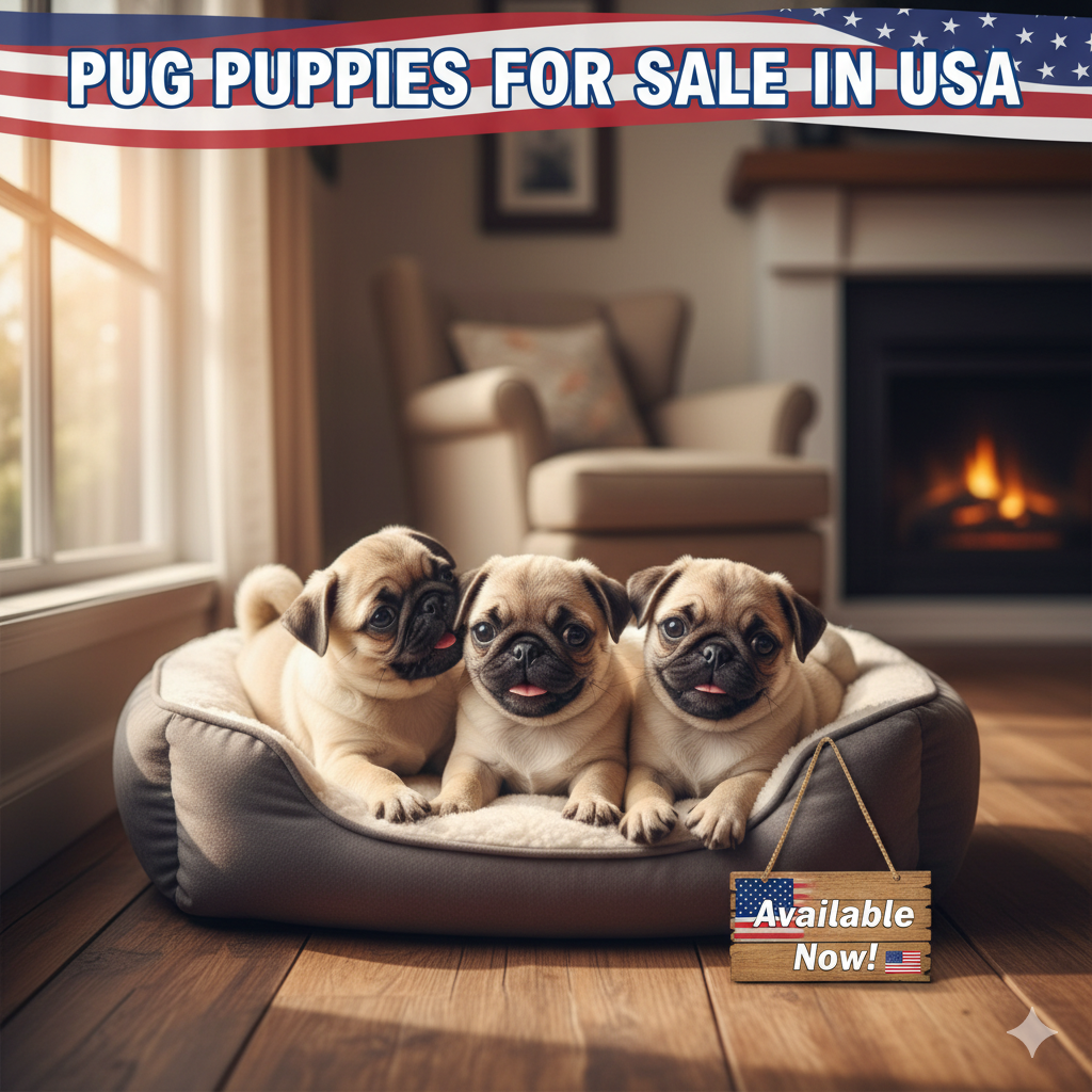 10 Amazing Reasons to Choose Pug Puppies for Sale in the USA